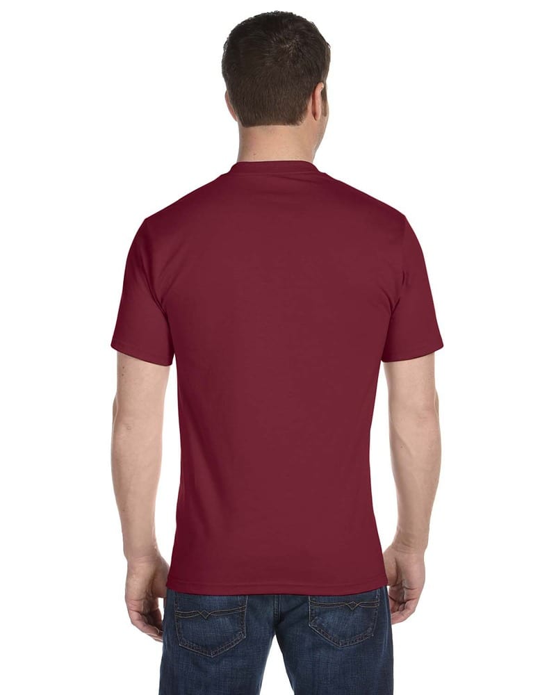 Hanes Beefy-T Crewneck Short-Sleeve T-Shirt Cardinal