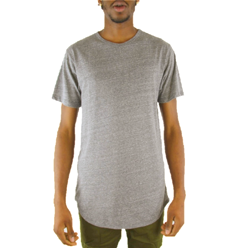 M.O.C Extended Tee w Zip - Grey