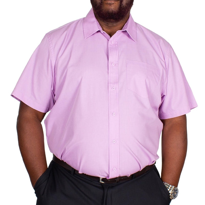 Classic Short Sleeve Poplin Shirt Pink